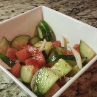 Cucumber Watermelon Salad image