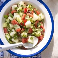 Tomato & melon salad image