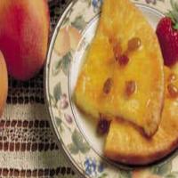 Baked Peach Pancakes image