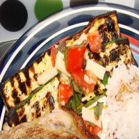 Grilled Zucchini With Caprese Salsa_image