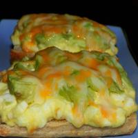 Avocado & Egg Salad Open Faced Sandwich image