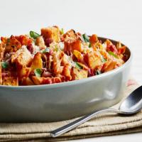 Butternut Squash and Pancetta Baked Pasta with Asiago image