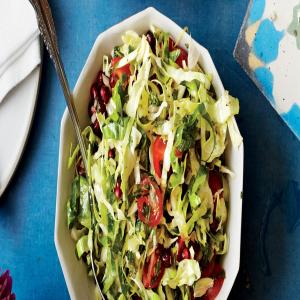 Shredded Cabbage Salad With Pomegranate and Tomatoes image