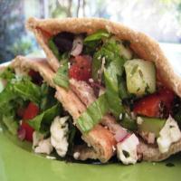 Greek Salad Pita Sandwich image