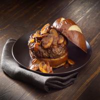 A.1. Burger with Saucy Caramelized Onions & Mushrooms_image