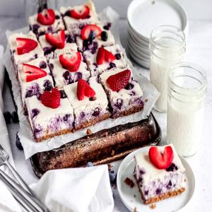 Blueberry Cheesecake Bars image