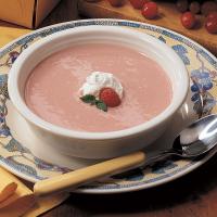 Raspberry-Cranberry Soup for Two image