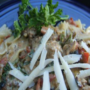 Pasta with Sausage and Peppers image