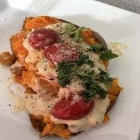 Vegan - Baked Sweet Potatoes With 