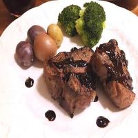 Lamb Chops with Balsamic & Red Wine Reduction image