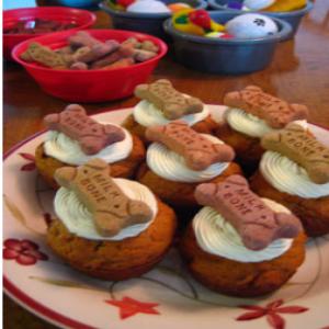 Carrot Peanut Butter Dog Cupcakes Recipe - (4/5)_image