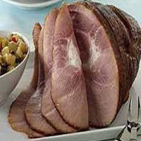 GREY POUPON-Glazed Ham with Pear Compote_image