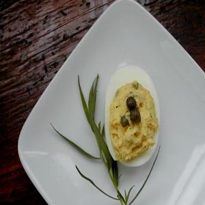 Deviled Eggs With Fresh Tarragon and Capers image