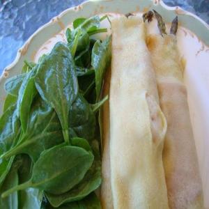 Ham, Swiss And Asparagus Crepes_image