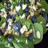 Greens With Blueberries, Feta and Almonds_image