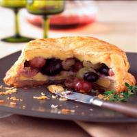 Baked Brie with Herbed Grapes image
