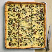 Swiss Chard, Mushroom, and White-Cheddar Quiche image