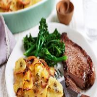 Steak and Boulangère Potatoes Recipe_image