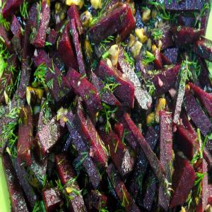 Beet and Walnut Salad with Dill image