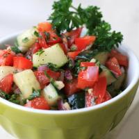 Israeli Tomato and Cucumber Salad_image