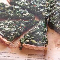Spinach Tart with Olive-Oil Cracker Crust Recipe - (4.6/5) image
