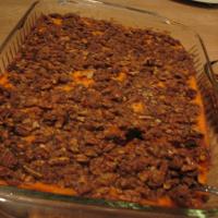 Maple Squished Sweet Potato Bake W/ Spiced Pecan Streusel_image