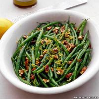 Haricots Verts with Pecans and Lemon image