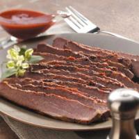 Slow-Cooked Barbecued Beef Brisket_image