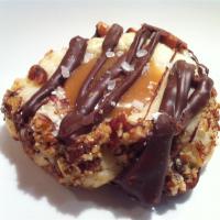 Salted Caramel Chocolate Pecan Cookies image