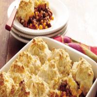Taco Beef Bake with Cheddar Biscuit Topping image