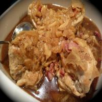 Beer Braised Chicken With Bacon and Fennel_image