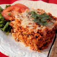 Low-Carb Turkey Quinoa Lasagna image