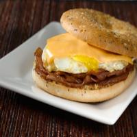 Fried Salami & Egg Sandwich image