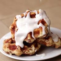 Cinnamon Roll Waffles Recipe by Tasty_image