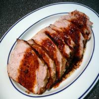 Roast Pork Loin With Cider Glaze_image