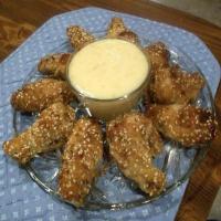 Chicken Wings.... With a Sesame Honey Dip image