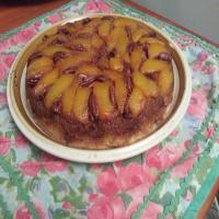 Peach Pecan Upside-Down Cake image
