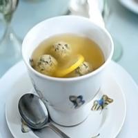 Lemon-Scented Chicken Soup with Parsley-Sage Matzo Balls_image