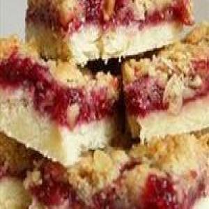 Raspberry Bars with Lemon Icing Drizzle_image