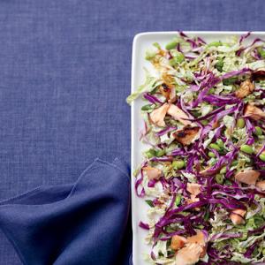 Shredded Cabbage and Salmon Salad_image