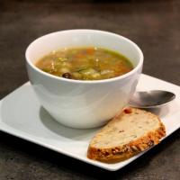 Spicy Black Bean and Quinoa Soup image