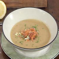 Potato Soup with Smoked Salmon Relish image