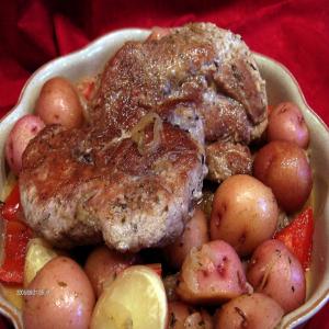Pork Chops & Potatoes image