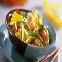 Asian Chicken, Vegetable and Almond Stir-Fry image