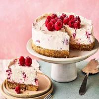 No-bake raspberry cheesecake image