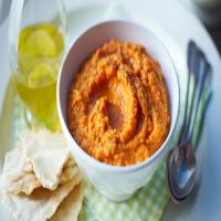 Roasted red pepper hummus_image