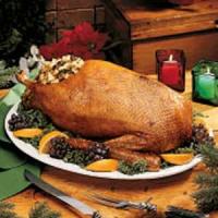 Goose with Apple-Prune Stuffing_image