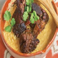 Pressure-Cooker Spicy Ancho Chile and Cilantro Short Ribs_image
