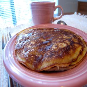 Rolled Oats and Pecan Pancakes_image