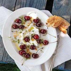Sweet Cherries with Robiola Cheese_image